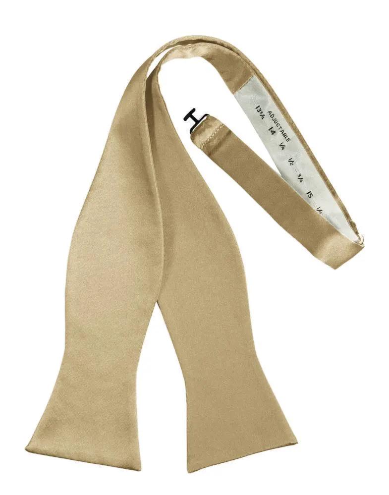 Luxury Satin Bow Tie - Self Tie by Tux-USA