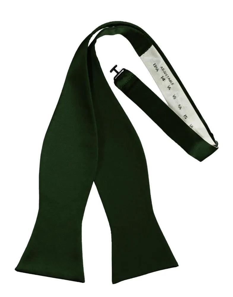 Luxury Satin Bow Tie - Self Tie by Tux-USA