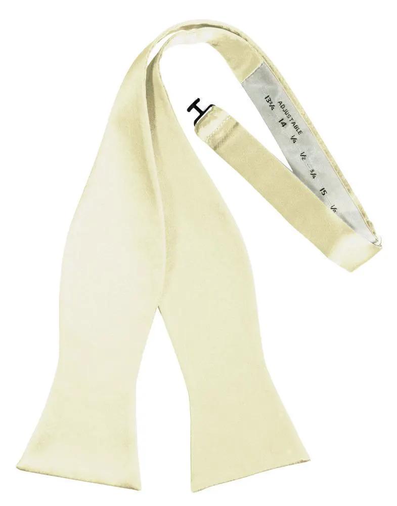 Luxury Satin Bow Tie - Self Tie by Tux-USA