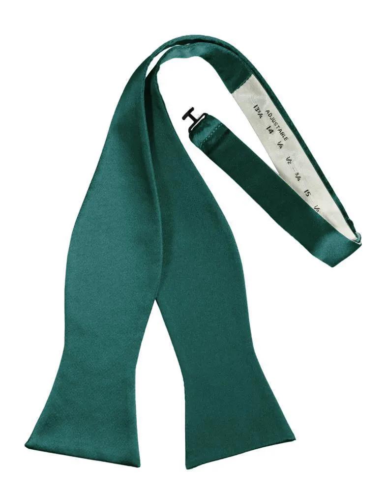 Luxury Satin Bow Tie - Self Tie by Tux-USA