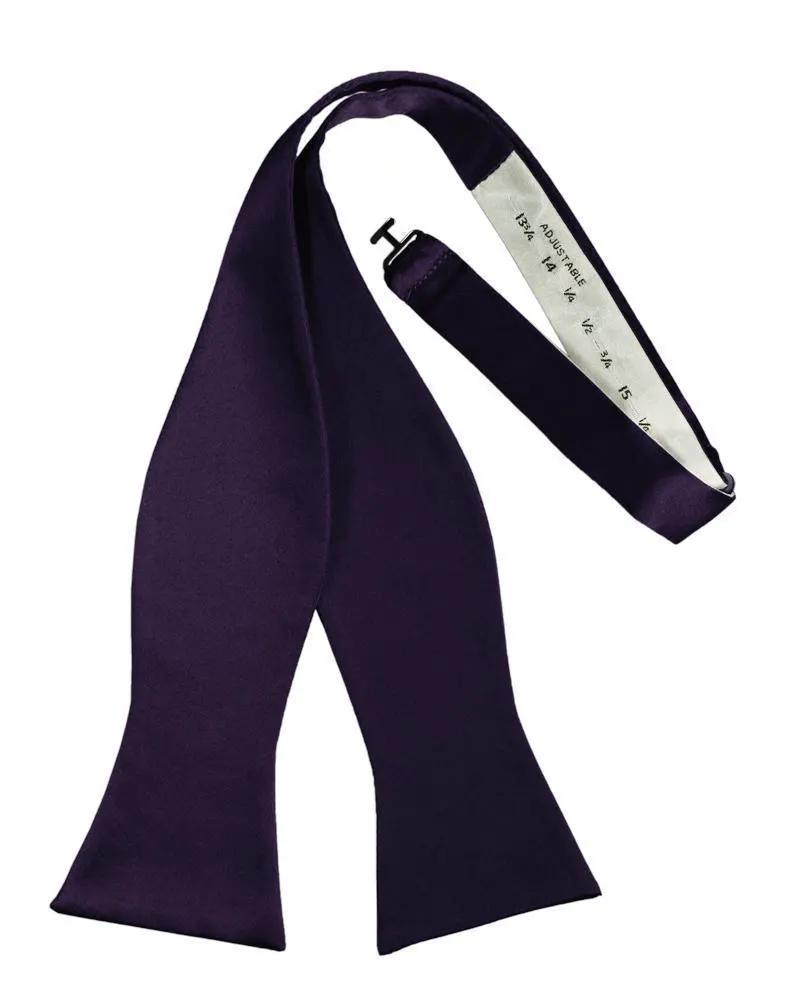 Luxury Satin Bow Tie - Self Tie by Tux-USA
