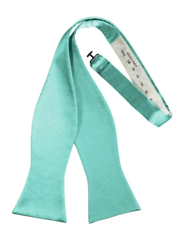 Luxury Satin Bow Tie - Self Tie by Tux-USA