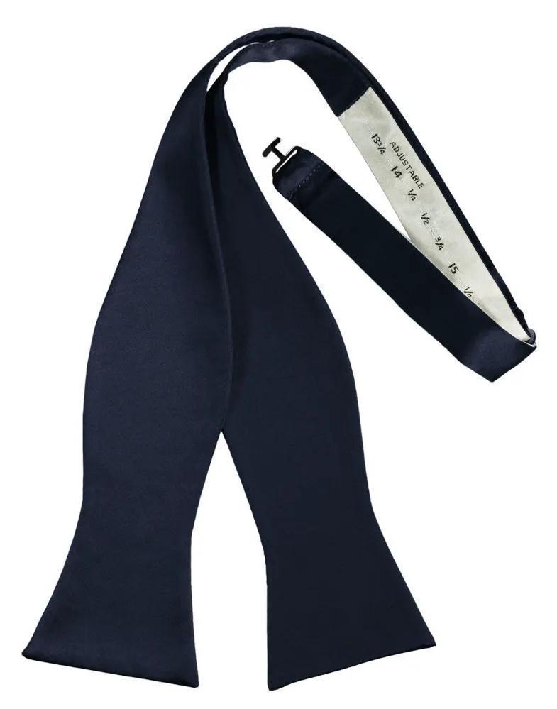 Luxury Satin Bow Tie - Self Tie by Tux-USA