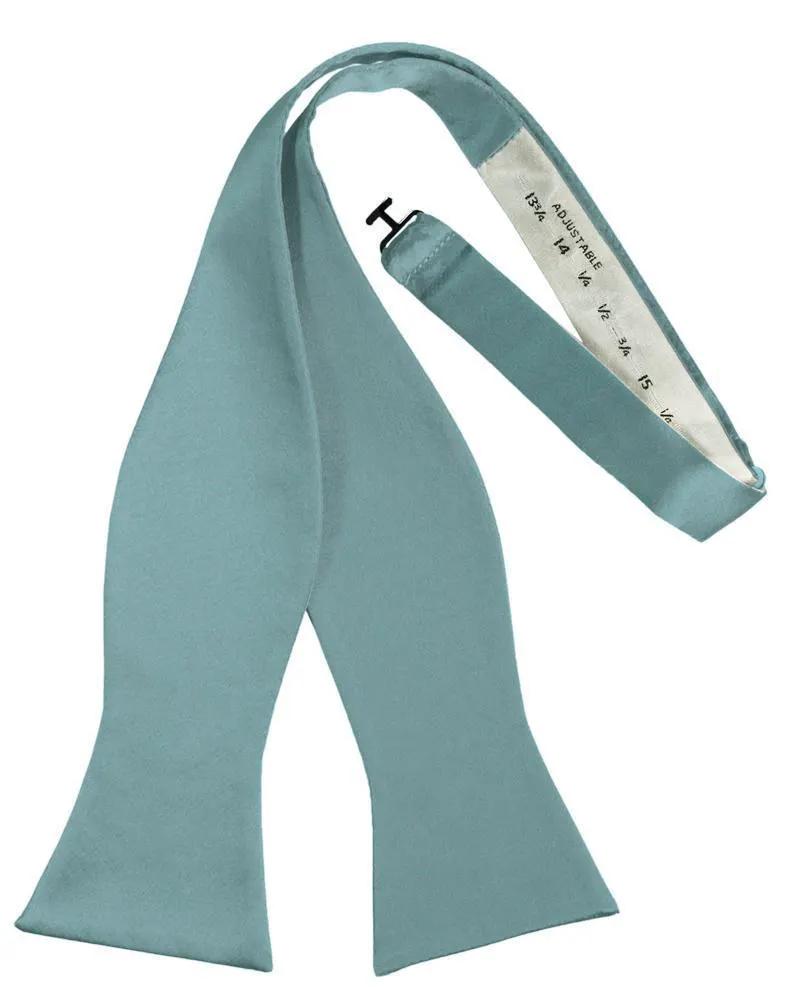 Luxury Satin Bow Tie - Self Tie by Tux-USA