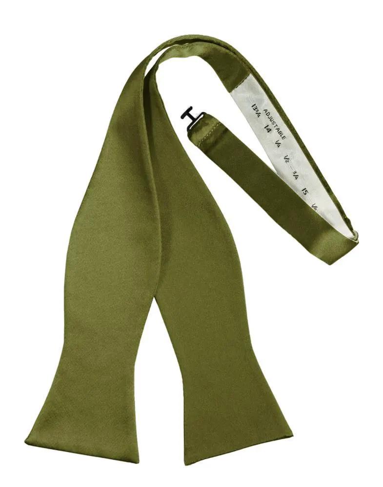 Luxury Satin Bow Tie - Self Tie by Tux-USA