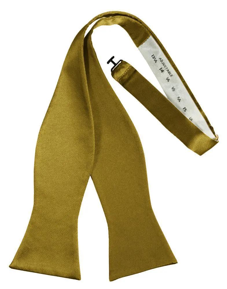 Luxury Satin Bow Tie - Self Tie by Tux-USA