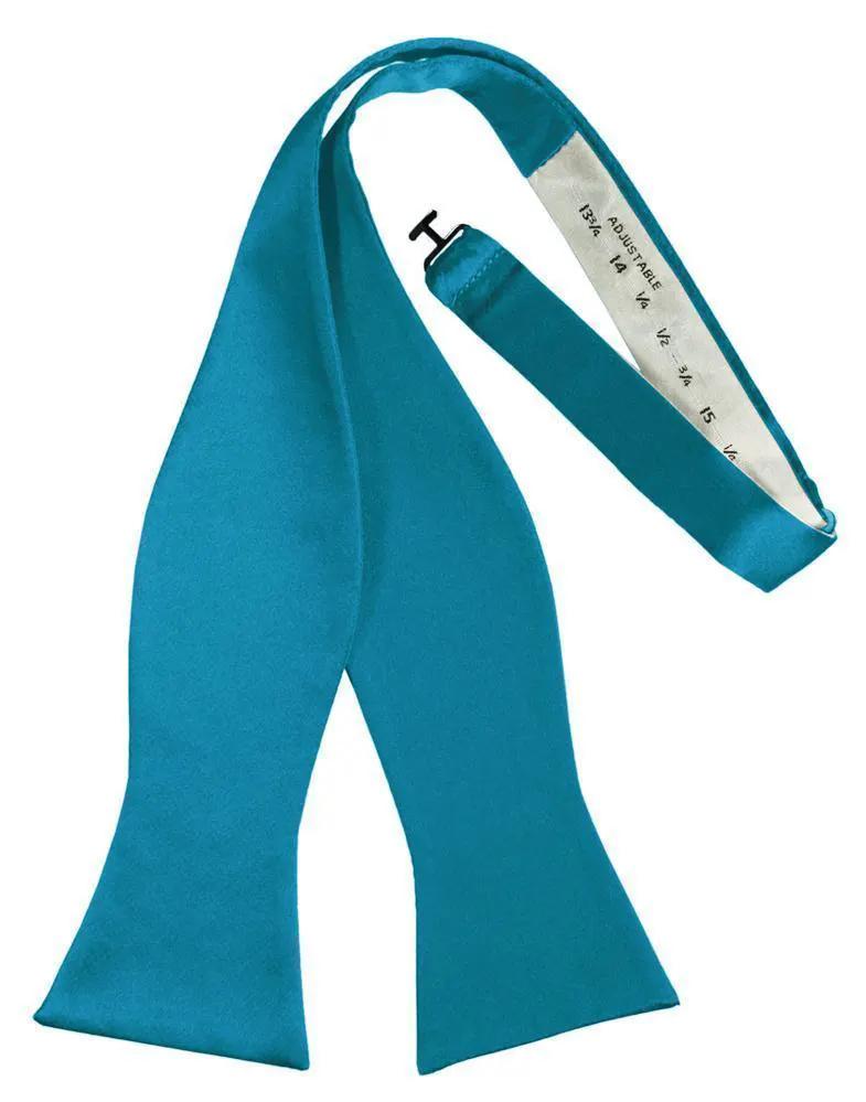 Luxury Satin Bow Tie - Self Tie by Tux-USA