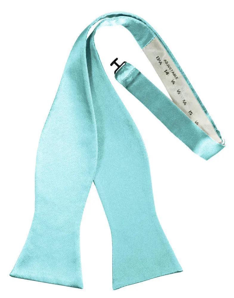 Luxury Satin Bow Tie - Self Tie by Tux-USA