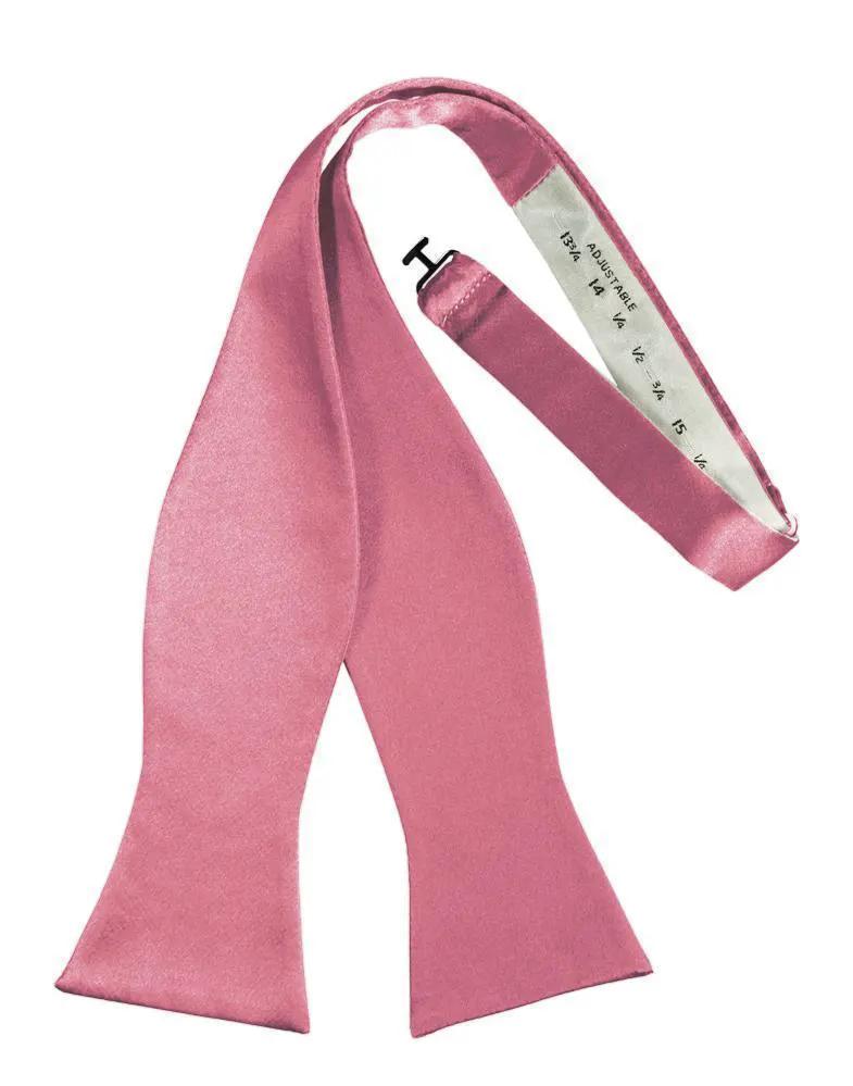 Luxury Satin Bow Tie - Self Tie by Tux-USA