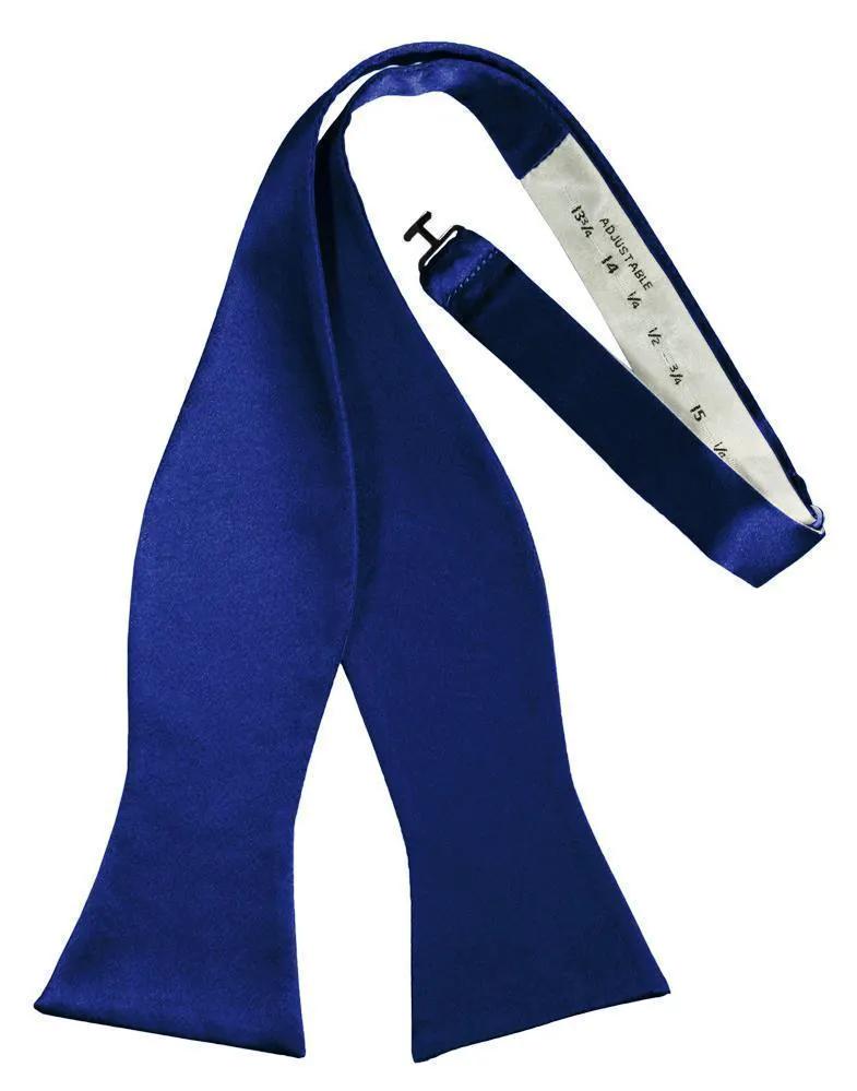 Luxury Satin Bow Tie - Self Tie by Tux-USA