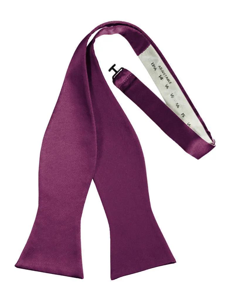 Luxury Satin Bow Tie - Self Tie by Tux-USA