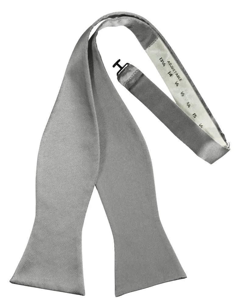 Luxury Satin Bow Tie - Self Tie by Tux-USA