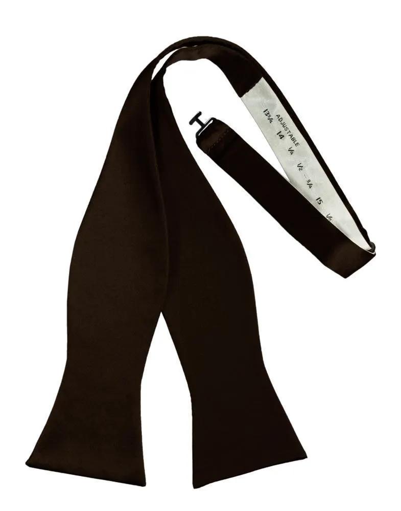 Luxury Satin Bow Tie - Self Tie by Tux-USA