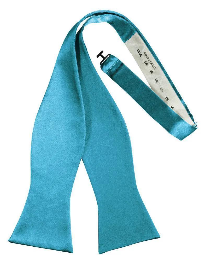 Luxury Satin Bow Tie - Self Tie by Tux-USA