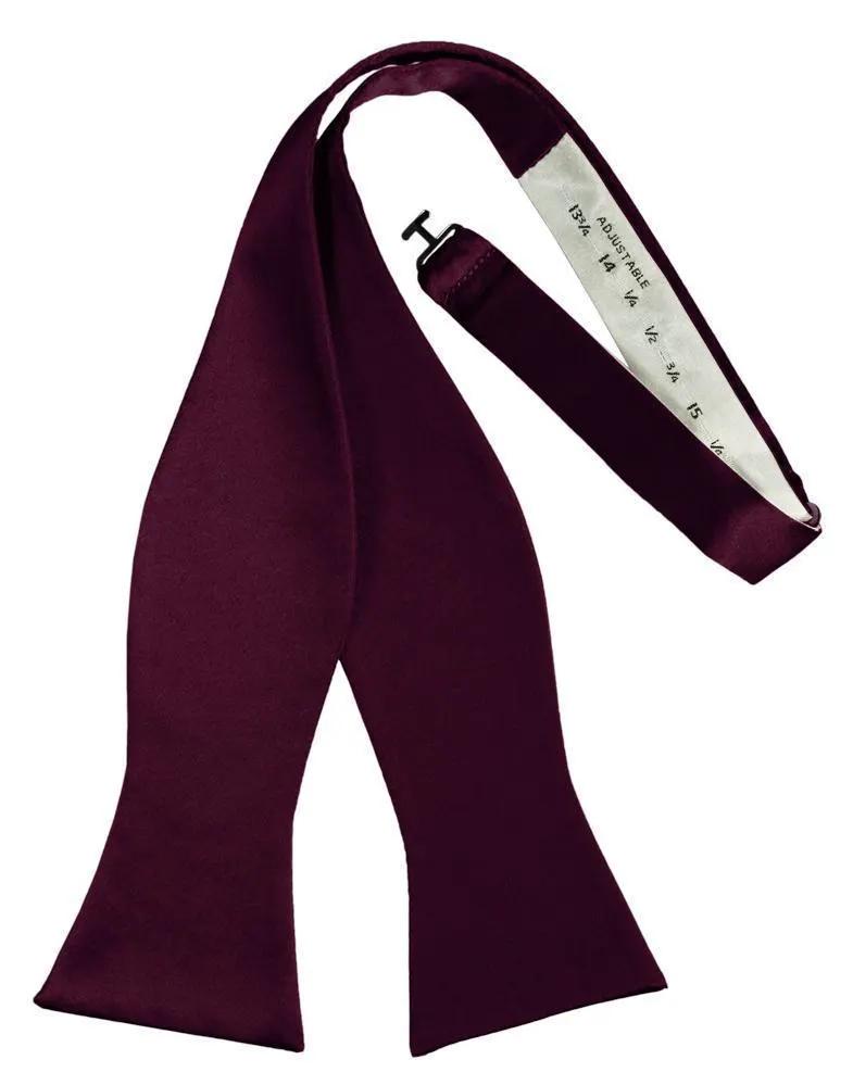 Luxury Satin Bow Tie - Self Tie by Tux-USA
