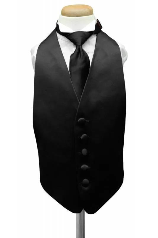 Luxury Satin Kids Tuxedo Vest by Tux-USA