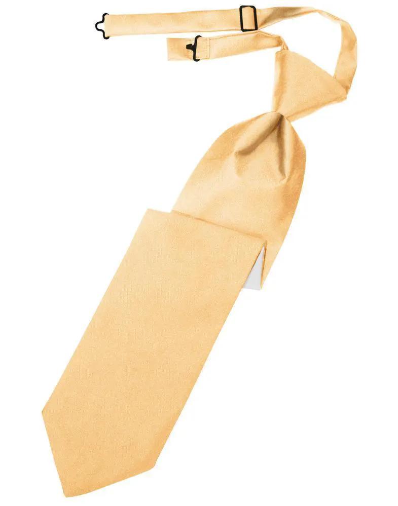Luxury Satin Necktie Pre-Tied by Tux-USA