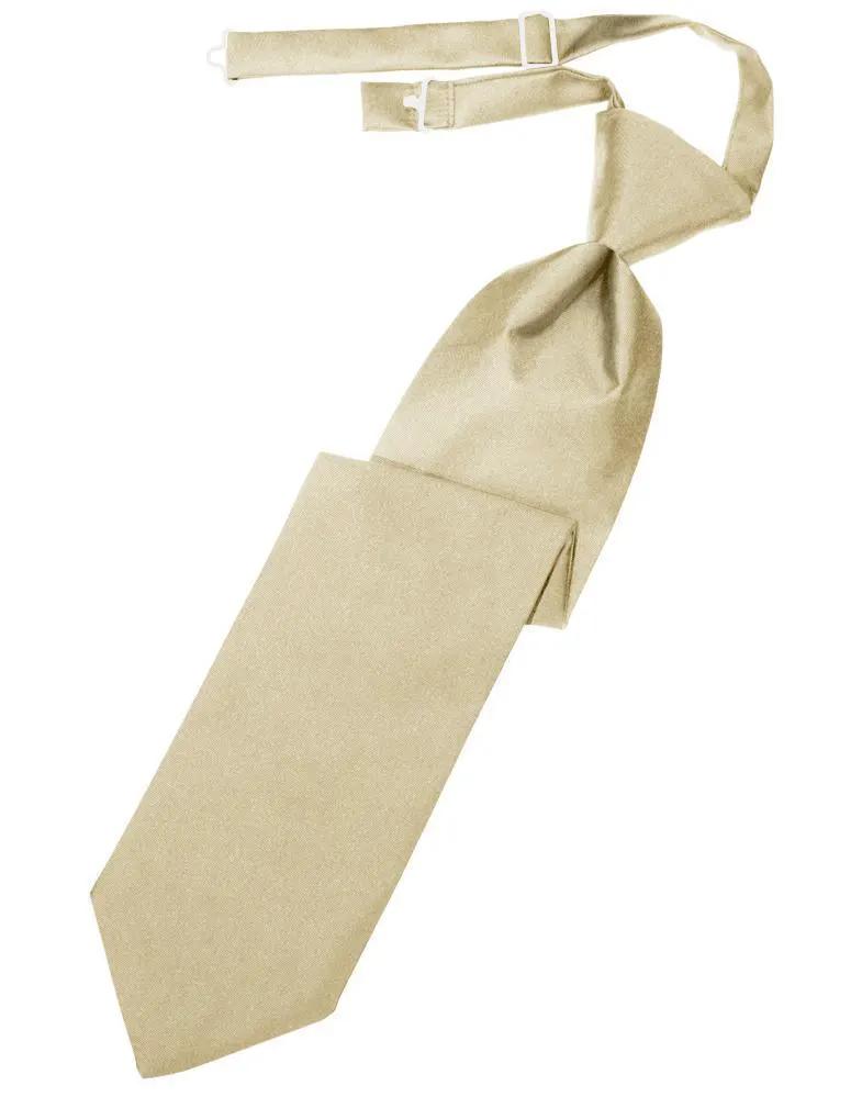 Luxury Satin Necktie Pre-Tied by Tux-USA