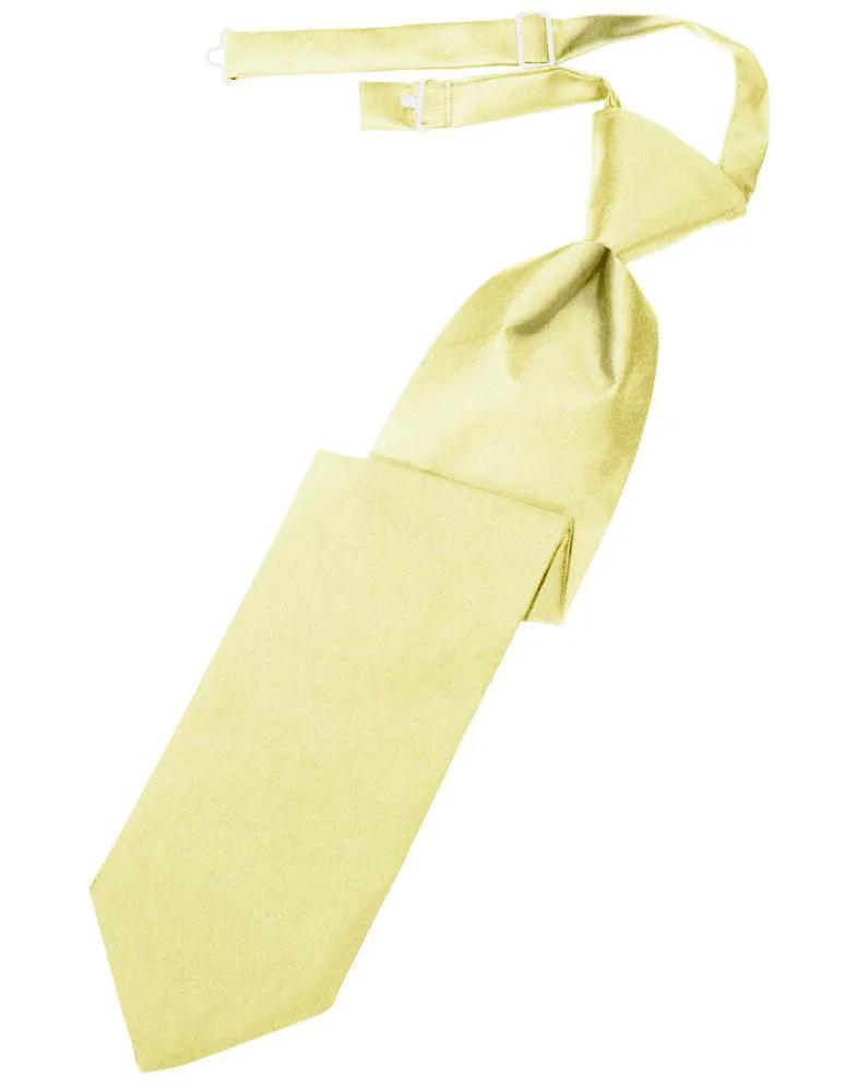 Luxury Satin Necktie Pre-Tied by Tux-USA