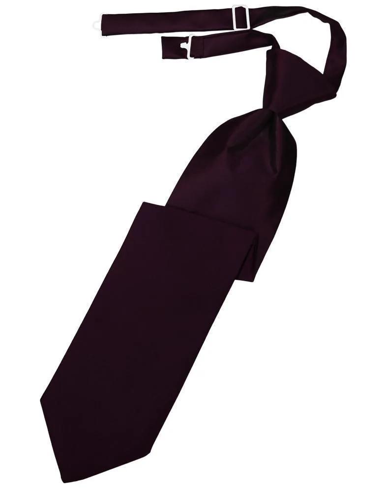 Luxury Satin Necktie Pre-Tied by Tux-USA
