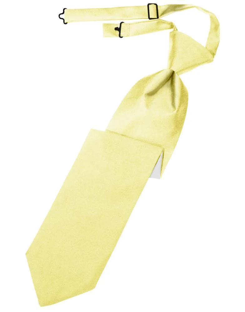 Luxury Satin Necktie Pre-Tied by Tux-USA