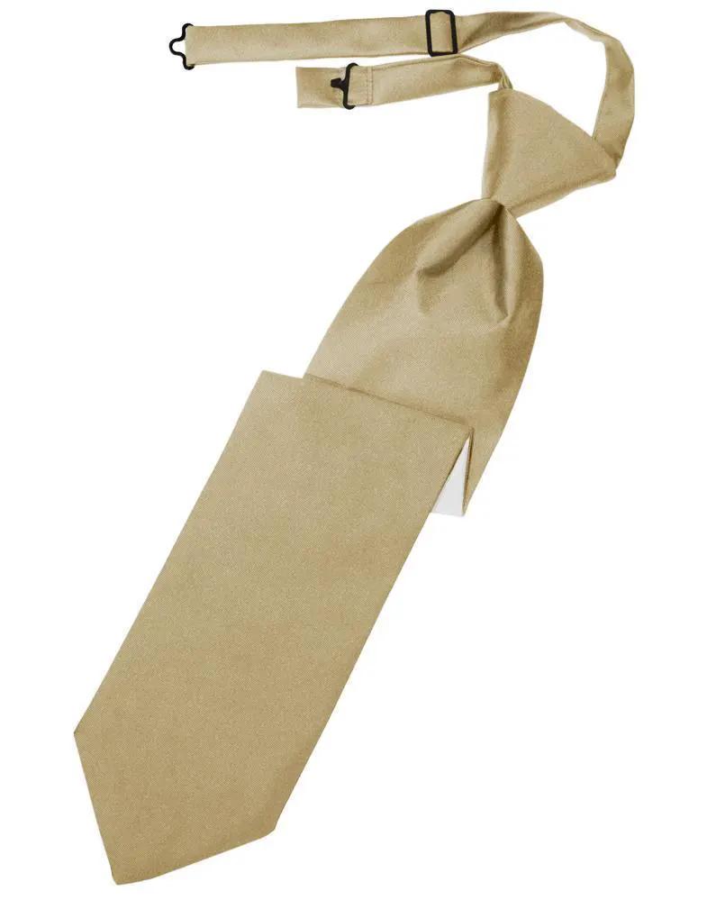 Luxury Satin Necktie Pre-Tied by Tux-USA