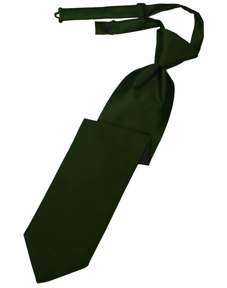Luxury Satin Necktie Pre-Tied by Tux-USA