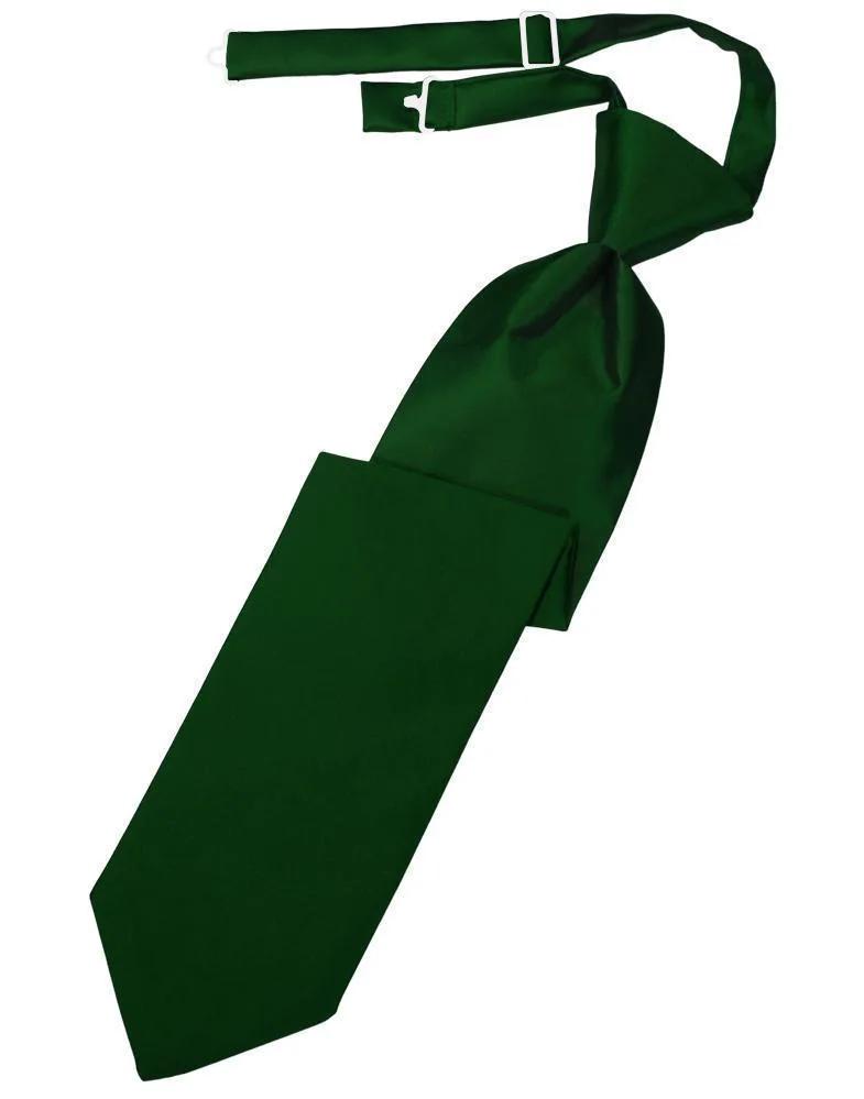 Luxury Satin Necktie Pre-Tied by Tux-USA
