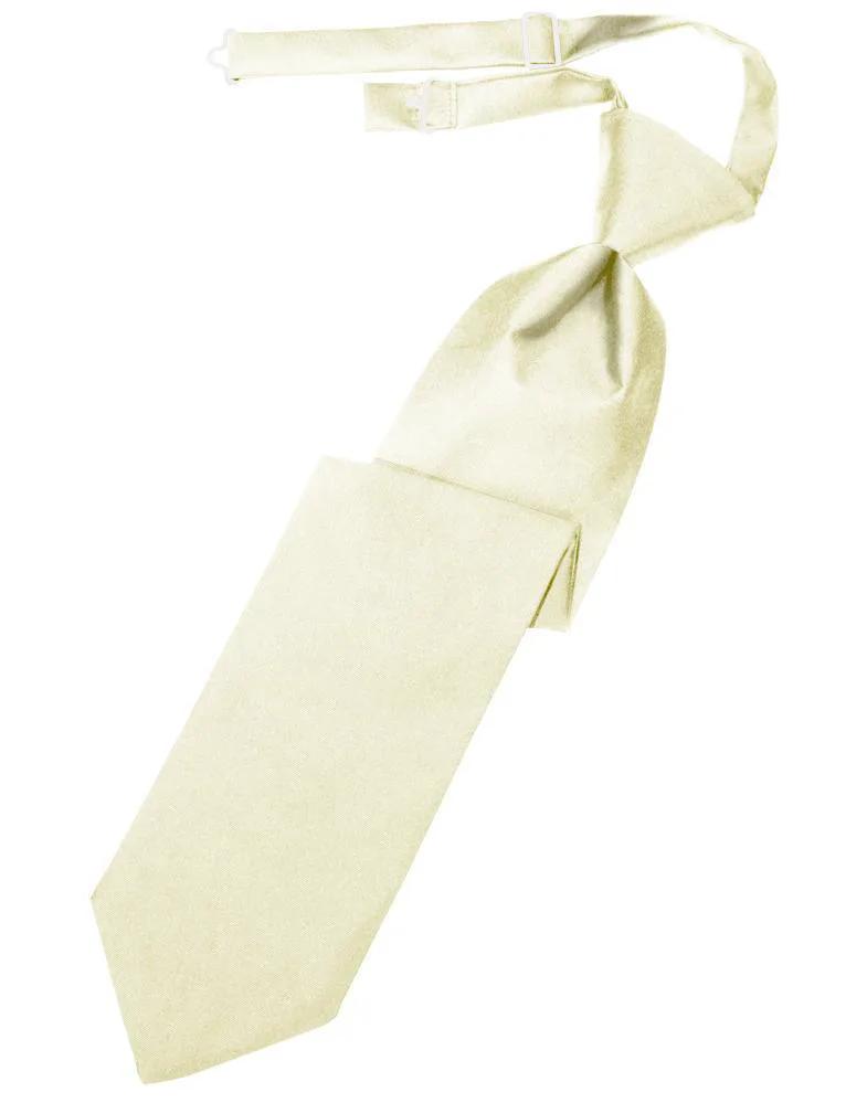 Luxury Satin Necktie Pre-Tied by Tux-USA