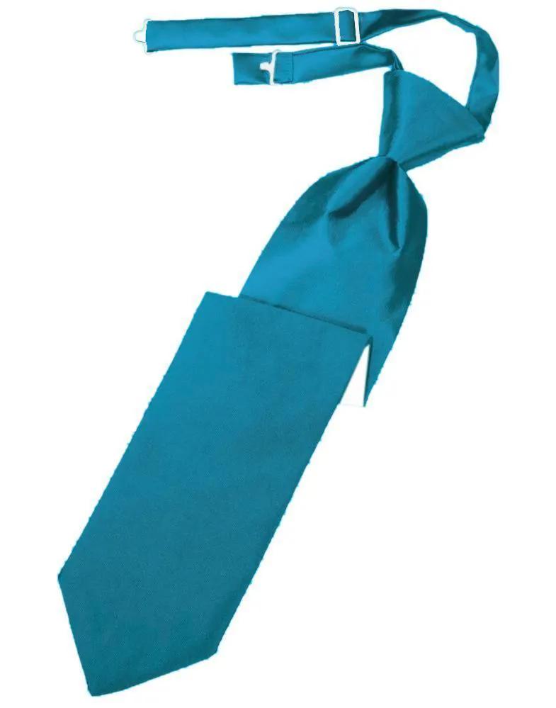 Luxury Satin Necktie Pre-Tied by Tux-USA