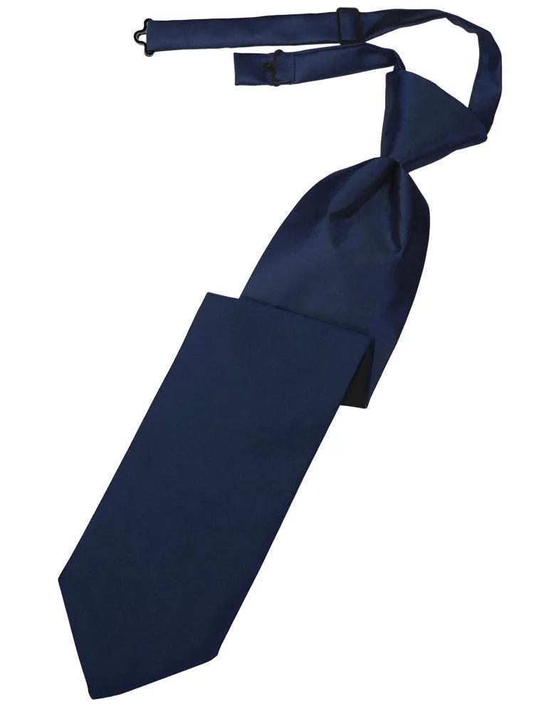 Luxury Satin Necktie Pre-Tied by Tux-USA