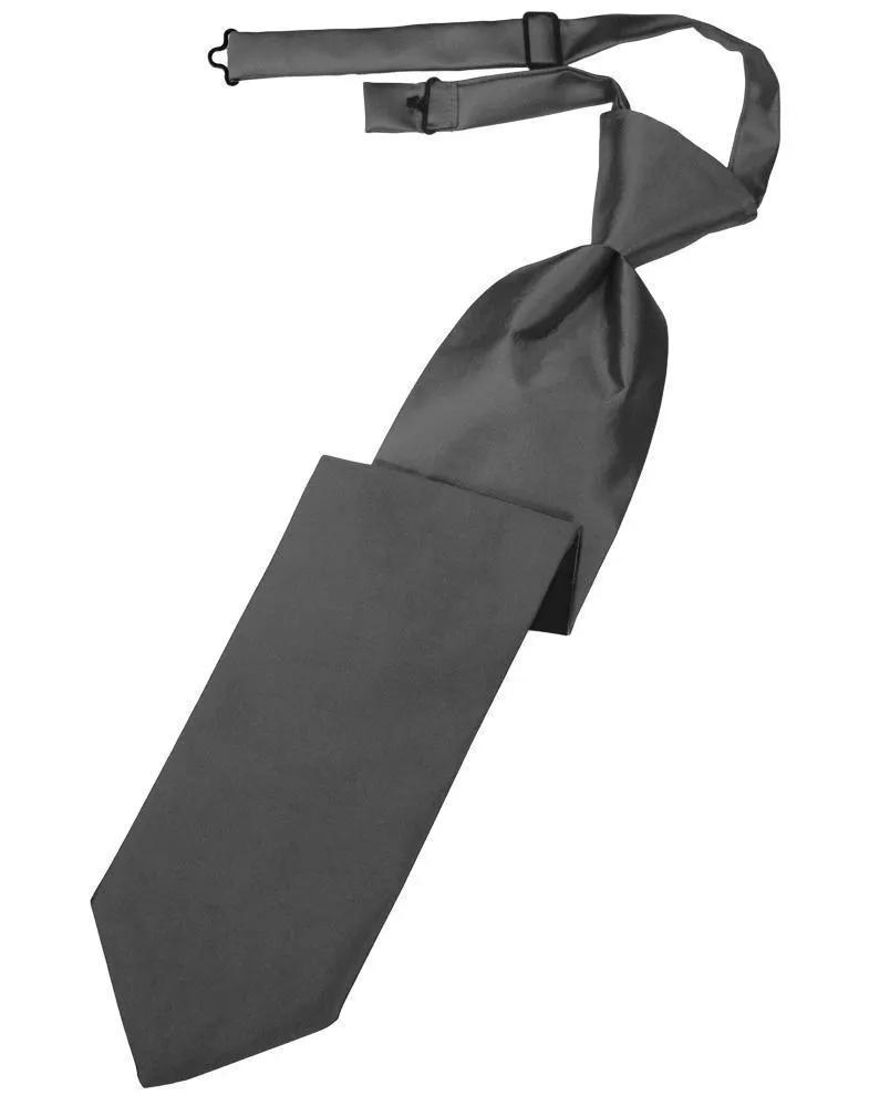 Luxury Satin Necktie Pre-Tied by Tux-USA