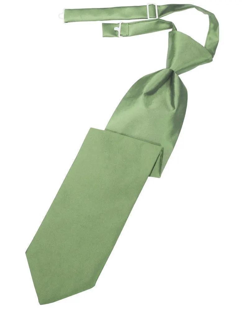 Luxury Satin Necktie Pre-Tied by Tux-USA