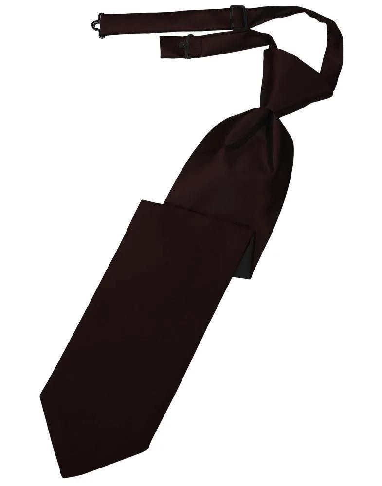 Luxury Satin Necktie Pre-Tied by Tux-USA