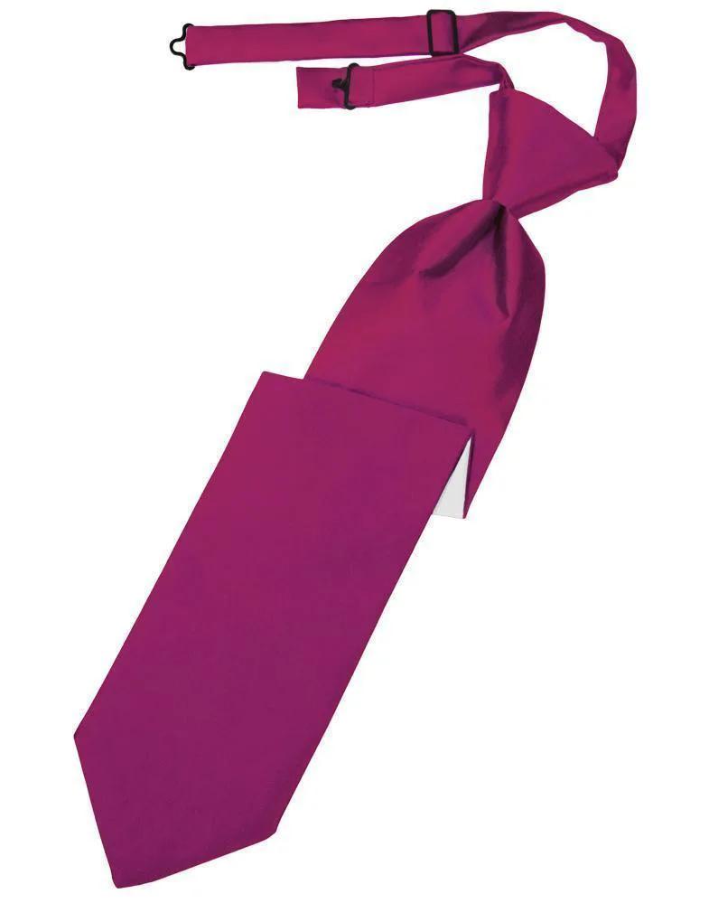 Luxury Satin Necktie Pre-Tied by Tux-USA