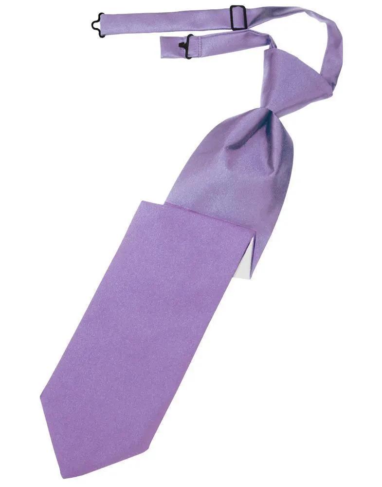 Luxury Satin Necktie Pre-Tied by Tux-USA