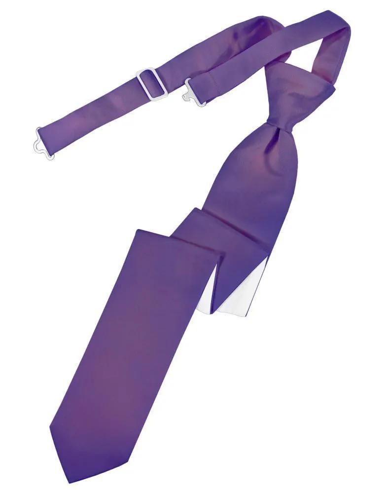 Luxury Satin Skinny Necktie Pre-Tied by Tux-USA