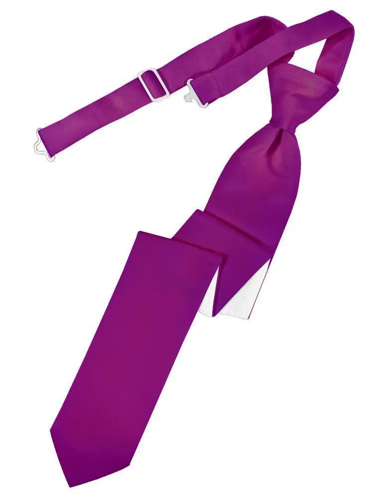 Luxury Satin Skinny Necktie Pre-Tied by Tux-USA