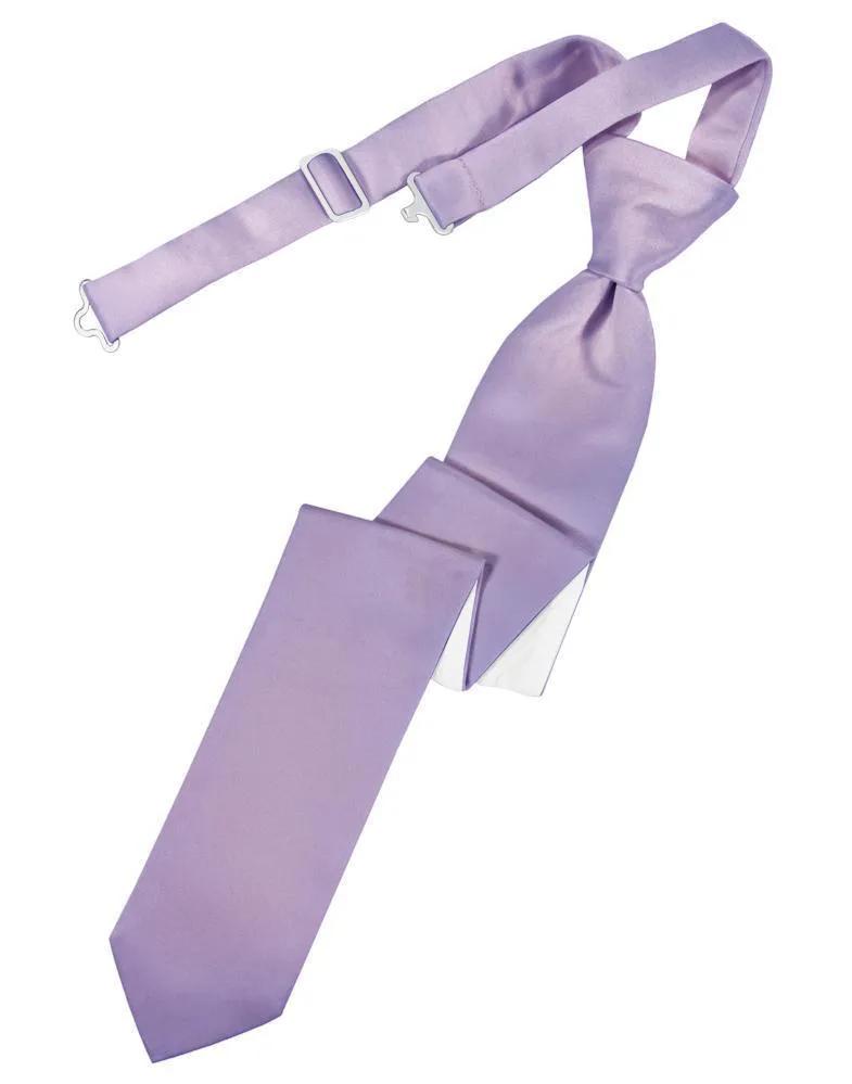 Luxury Satin Skinny Necktie Pre-Tied by Tux-USA