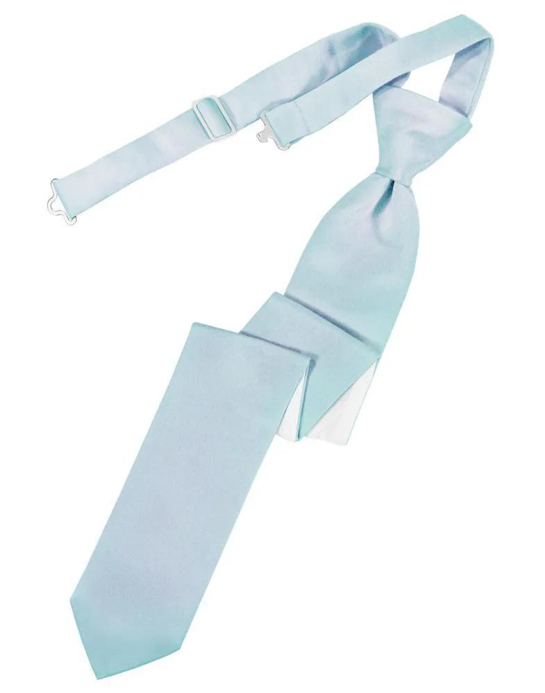 Luxury Satin Skinny Necktie Pre-Tied by Tux-USA