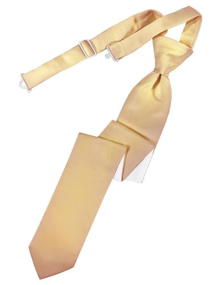 Luxury Satin Skinny Necktie Pre-Tied by Tux-USA