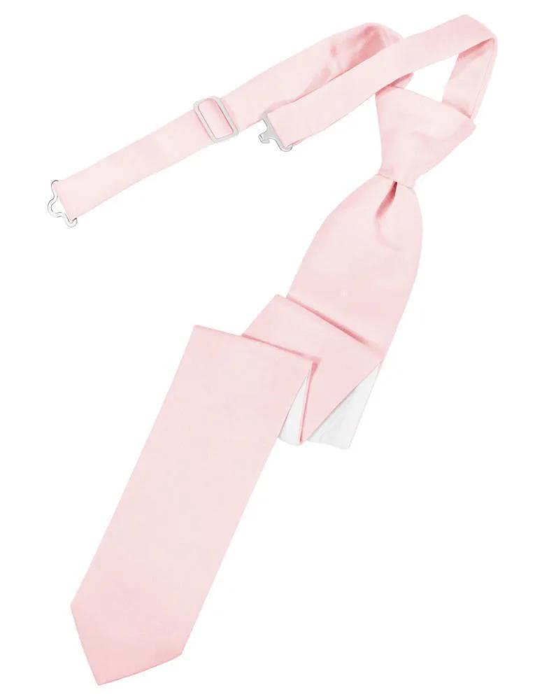 Luxury Satin Skinny Necktie Pre-Tied by Tux-USA