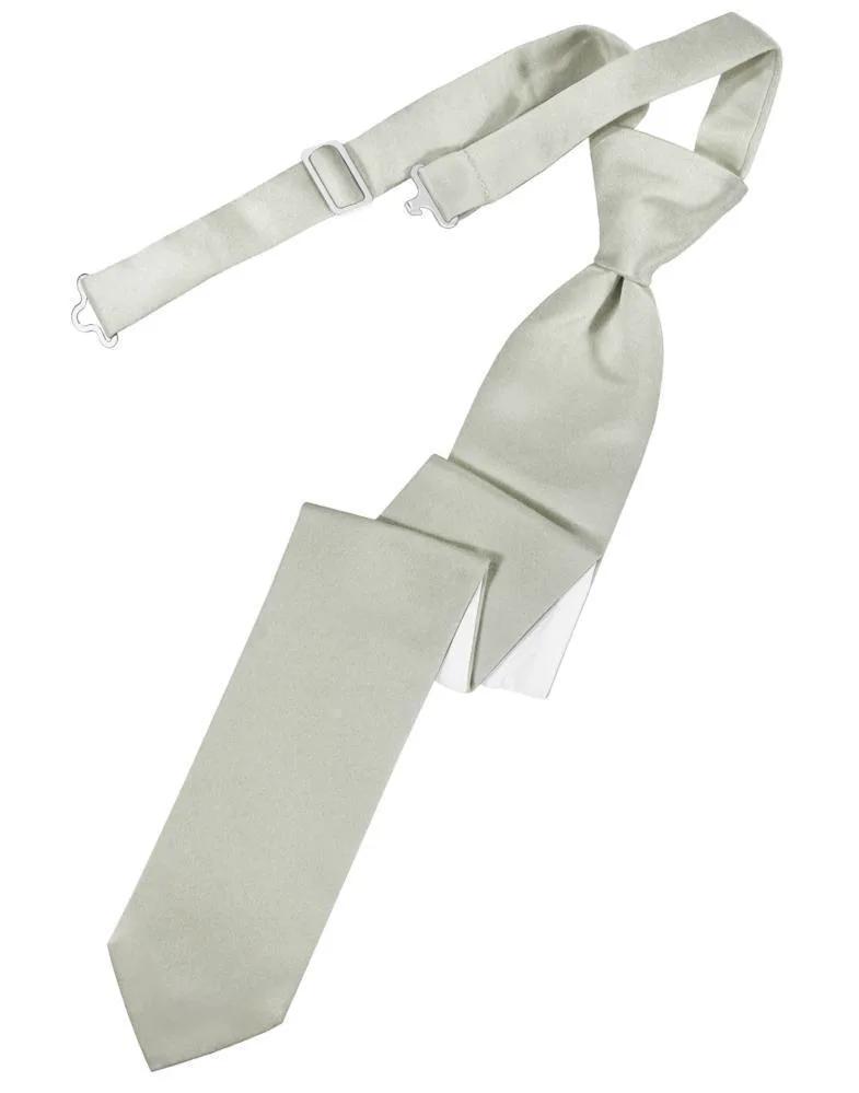 Luxury Satin Skinny Necktie Pre-Tied by Tux-USA