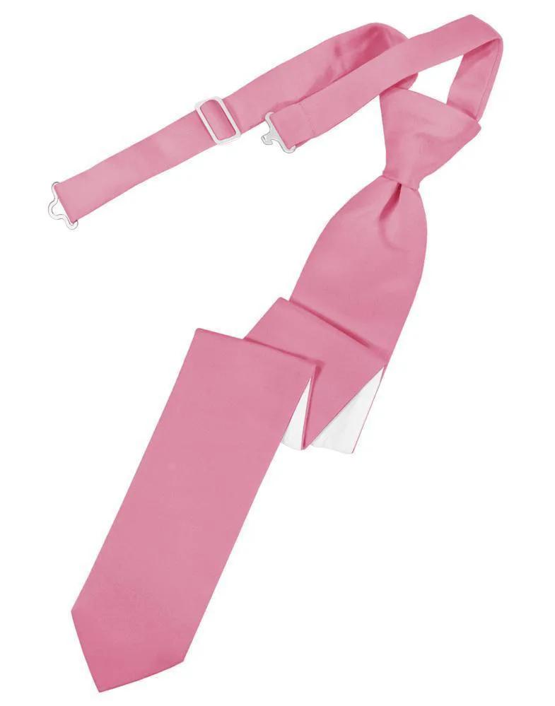 Luxury Satin Skinny Necktie Pre-Tied by Tux-USA