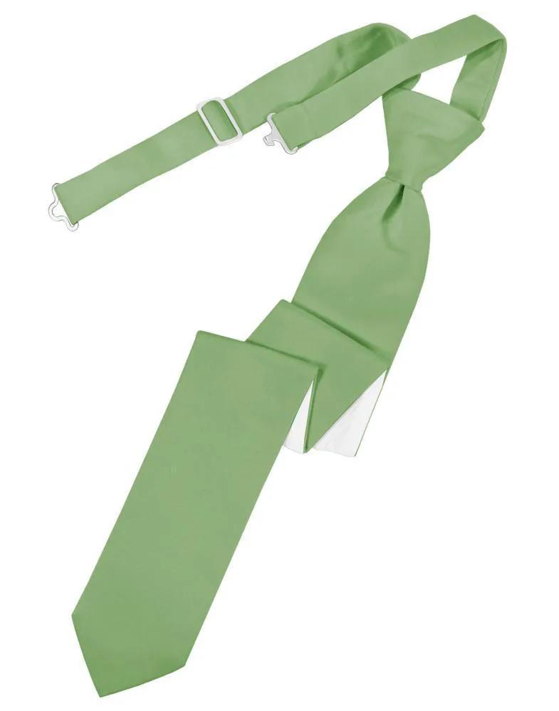Luxury Satin Skinny Necktie Pre-Tied by Tux-USA