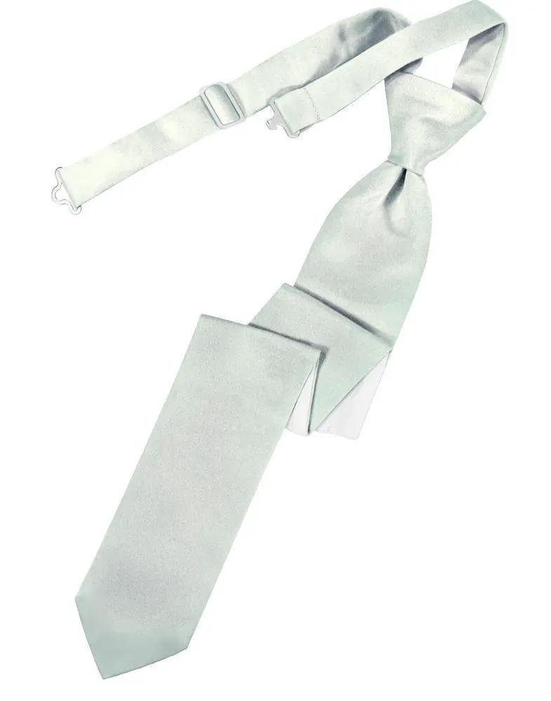 Luxury Satin Skinny Necktie Pre-Tied by Tux-USA