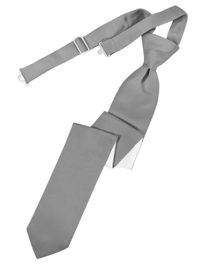 Luxury Satin Skinny Necktie Pre-Tied by Tux-USA