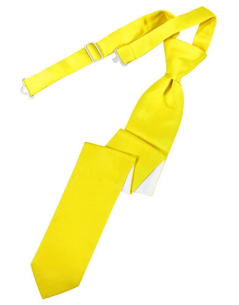 Luxury Satin Skinny Necktie Pre-Tied by Tux-USA