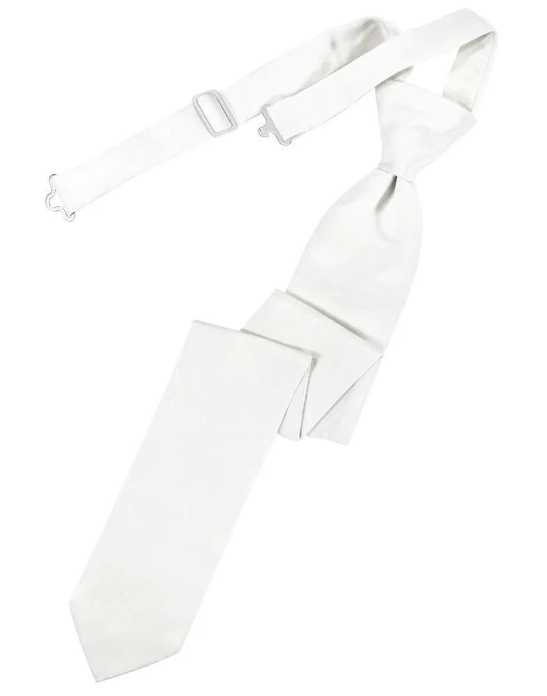 Luxury Satin Skinny Necktie Pre-Tied by Tux-USA