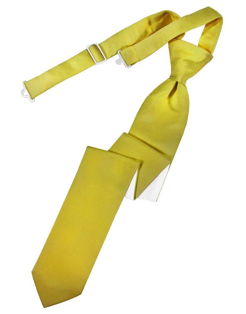 Luxury Satin Skinny Necktie Pre-Tied by Tux-USA